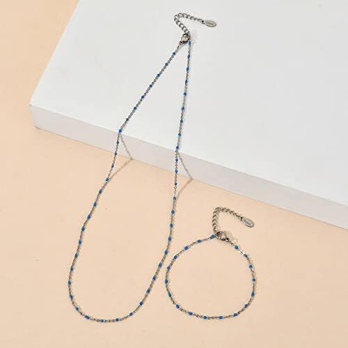 Tlhn originalne narukvice od nerđajućeg čelika za žene link Chain emajl perle ženske narukvice Nakit Pulseira-47818