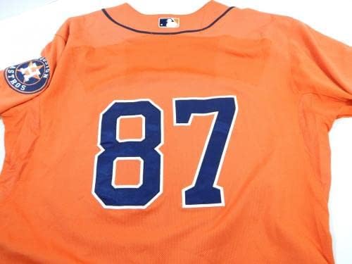 2013-19 Houston Astros 87 Igra Polovni narančasti dres Naziv ploče Uklonjena 46 DP25543