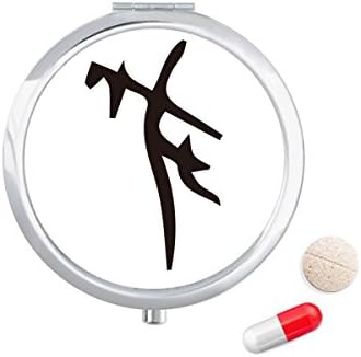 Natpis Na Kosti Kinesko Prezime Karakter On Kutija Za Džepne Lijekove Kutija Za Skladištenje Kontejnera
