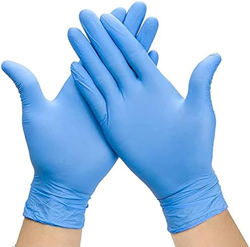 Nu-set sigurnosne / jednokratne nitrilne rukavice | Set od 100 višenamjenskih rukavica za jednokratnu