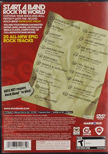 Rock Band Track Pack: Vol. 2-PlayStation 2
