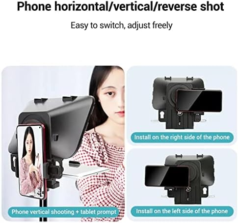 Liuyunqi Teleprompter Monitor Glass za DSLR fotoaparat tablet Telefon za laptop Pad profesionalnog intervjua, snimanje
