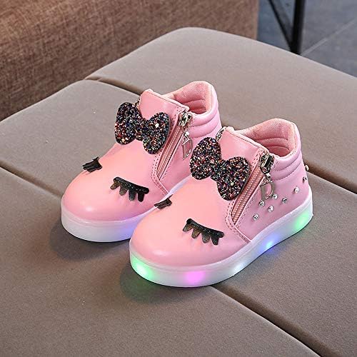 Deca dečaci devojčice patike Runing cipele deca beba LED svetlo svetleće patike Crystal Bowknot