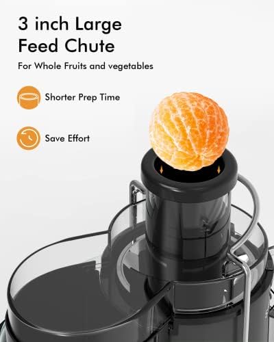 Mašina za sokovnike, Sifene 3 Centrifugalni sokovnik sa širokim ustima od 500 W za povrće i voće, ekstraktor