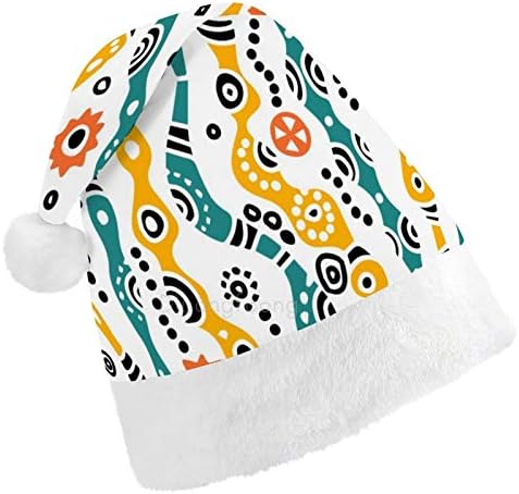 Božić Santa šešir, grafički linija Božić Holiday šešir za odrasle, Unisex Comfort Božić kape