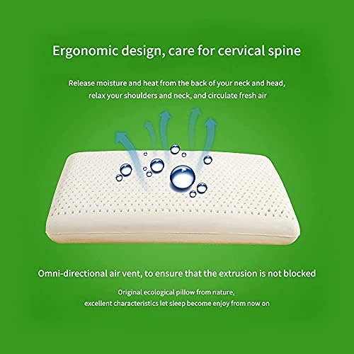 Pai.bi.an Prirodni jastuk za lateks, Dunlop Latex jastuk pomaže ublažavanju stresa, vrata i bolova