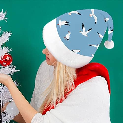 Seagull Božić šešir Santa šešir za unisex odrasle Comfort klasični Božić kapa za Božić Party Holiday
