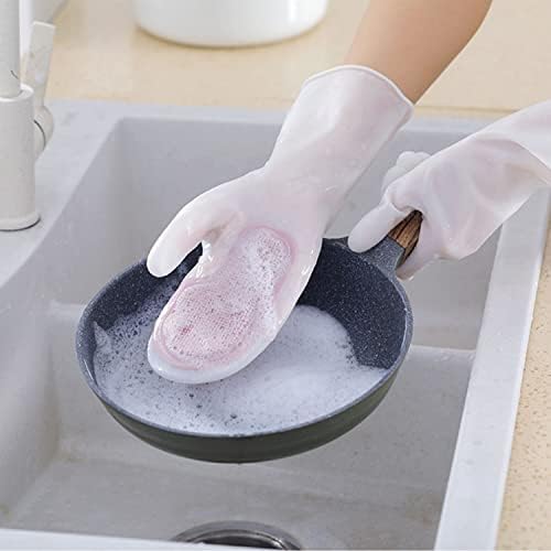 Beminh 2 u 1 Magic Silikonski čistač posuđa, gumene rukavice za višekratnu upotrebu, kuhinjski alat za domaćinstvo,pranje
