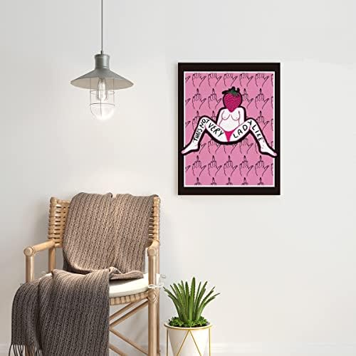 NISTOMISU to nije baš damski platneni otisci zidni dekor moderna Feministička ružičasta platna umjetnički