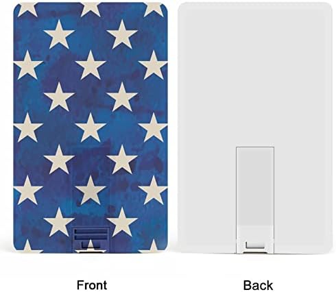 Akvarel američke zvijezde zastave USB flash pogon dizajn kreditne kartice USB Flash pogon Personalizirano Memory