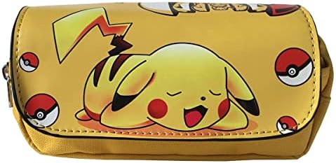 1 kom Najnoviji žuti veliki kapacitet velikog kapaciteta dvostruki patentni zatvarač Anime crtani torbu
