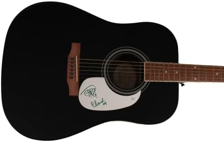 Tommy Chong & Cheech Marin Potpisan Autogram Gibson Epiphone Acoustic Guitar W / James Spence JSA Autentifikacija
