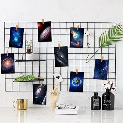 MAHIOYI zvjezdano nebo zidni kolaž komplet estetske slike Galaxy Poster svemirska soba dekor poklon