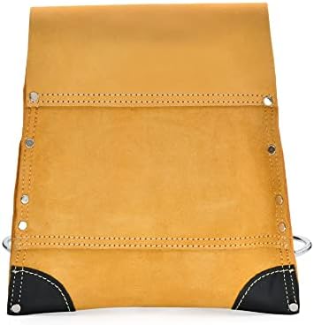 Stil N Craft 8 džepna torbica i torbica za nokte, kožnica sa punim zrnama sa 2 metalna nosača