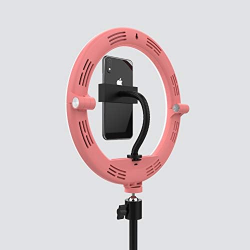 10-inčno Selfie prstenasto svjetlo, držač telefona sklopivo dvobojno svjetlo za punjenje LED zatamnjeno za šminkanje