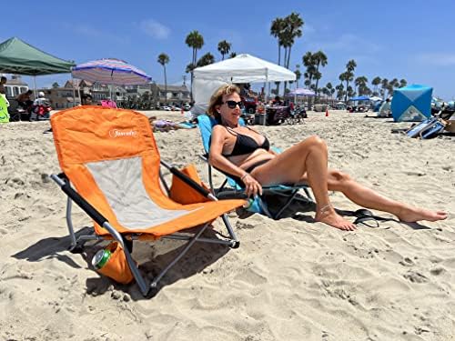 Funkode kamp za odlaganje kampiranja s drvenim poklopcem + stolica na plaži sa hladnjakom torbama 2-pakovanje
