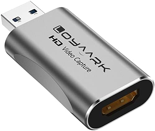 LOYA ARK Kartica za snimanje videozapisa 1080p 60FPS, USB CAM LINK 4K HDMI, uređaj za snimanje uživo