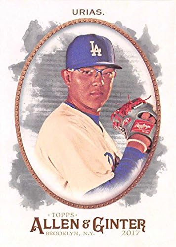 2017 Allen i Ginter 289 Julio Urias Los Angeles Dodgers Baseball Card