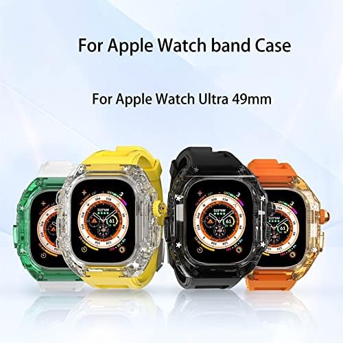 DJDLFA za Apple Watch Ultra 49mm mod komplet zaštitna naslovnica serije 8 7 6 5 4 SE pojavi na narukvicu
