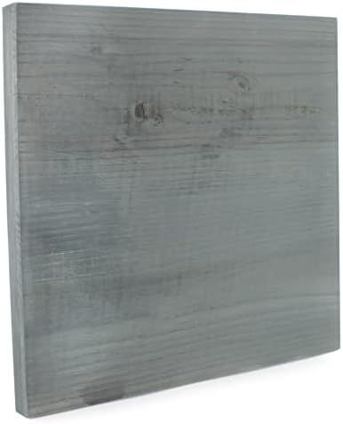 Cornucopia prazna drvena ploča , siva oprana jela drveni znak za DIY zanate 12x12 inča