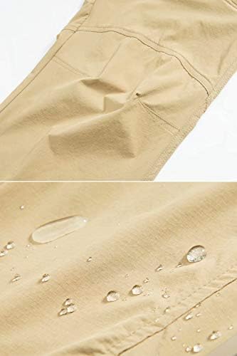 Magcomsen muške taktičke hlače vodopad 8 džepova Ripstop planinarske pantalone Lagane radne pantalone