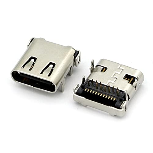 Teansic 10 kom Micro USB 3.1 Tip C 24-pinski Adapter za priključak za žensku utičnicu za popravak