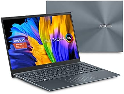 ASUS ZenBook 13 Ultra-tanak Laptop, 13.3 OLED FHD NanoEdge Bezel ekran, AMD Ryzen 7 5700u, 8GB LPDDR4X RAM,