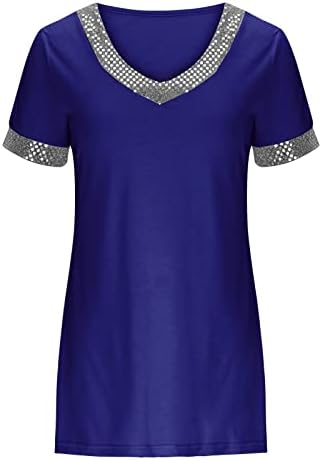 St. Paddy's Day Tees Shirt for Women four list Clover Heart Print bluza Sexy V izrez sa ramena
