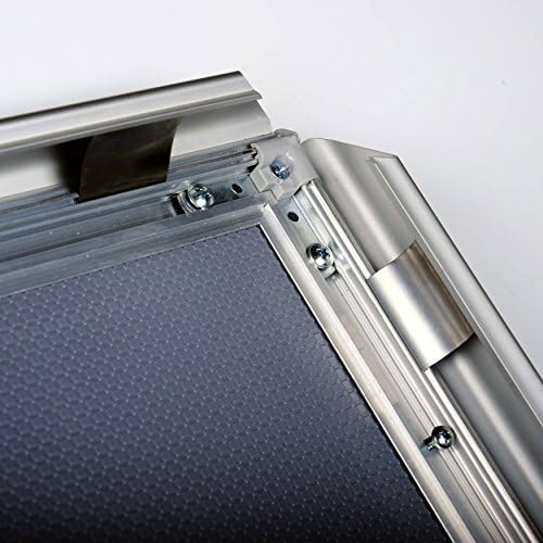 M & T prikazuje Snap Poster Okvir 30x40 inča Silver 1,25 Aluminijumski profil Prednji utovarivanje