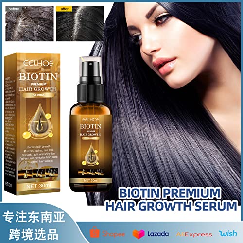 Hairgenics jačanje biotina sprej za kosu-pojačava rast kose, popravak protiv pada i jačanje korijena kose.