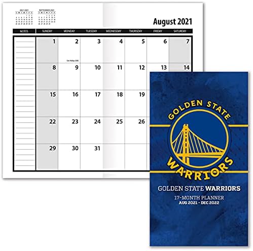 Turner Sports Golden State Warriors 2021-22 17-mesečni džepni planer