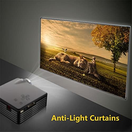 JRDHGRK ekran projektora Jednostavna zastori protiv lagane zavese 16: 9 Prijenosni kućni 3D HD digitalni