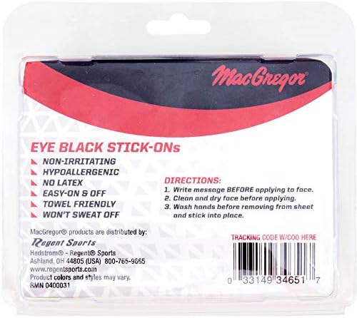 Regent MacGregor Eye Crni palice. 10 par