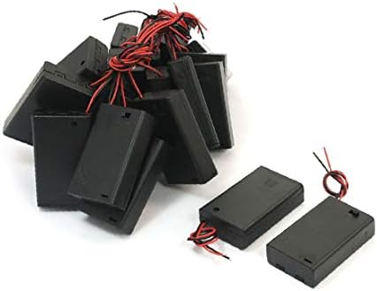 X-dree 20pcs uključen / isključen Crna 3 x AAA 1.5V kutija za pohranu kućišta baterije (20pcs prekidač za encendido / apagado crna 3 x AAA 1.5V Caja de almacenamiento de la caja del soporte de la batería