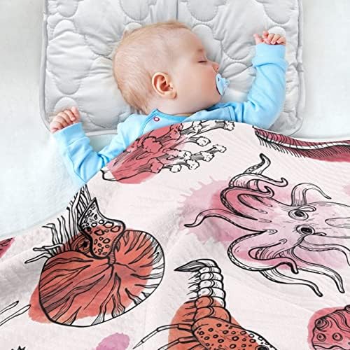 Organizmi Unisex Fluffy Beby Debeket za Crib Toddler pokrivač za vrtić sa debelim i mekim posteljinom