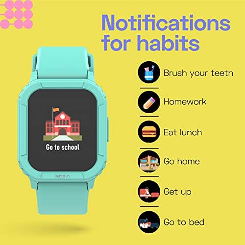 CUBITT JR Smart Watch Fitness Tracker za djecu i tinejdžere, sa 24h tjelesne temperature, igarama, kompjuta,