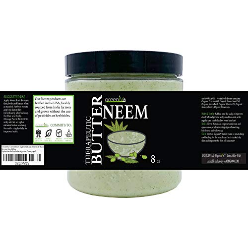 GreenIVe-neem puter-puter za tijelo-sve prirodno-umirujuće-hidratantno-isključivo na u