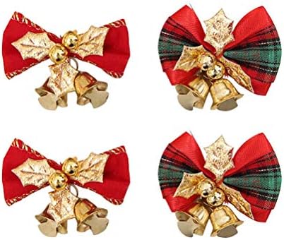 KESYOO 6PCS mini luk sa zvonama za jingle osjetljive luk i lutka zvona za ukrašavanje božićnog