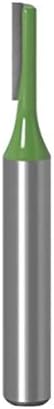 Qinlu-CNC usmjerivač bita 6mm 1/4 inčni shunk jednokratni bit glotalni rezač za drva TUNGSTEN