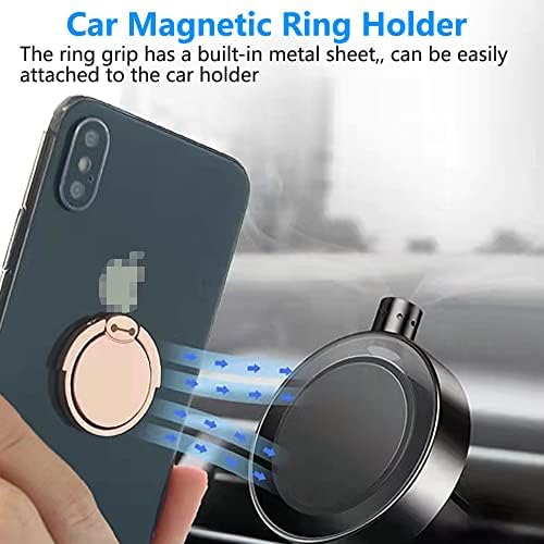 VOVIGGOL Držač prstena za mobilni telefon stalak za prst, 360° rotacija slatki Držač prstena za telefon