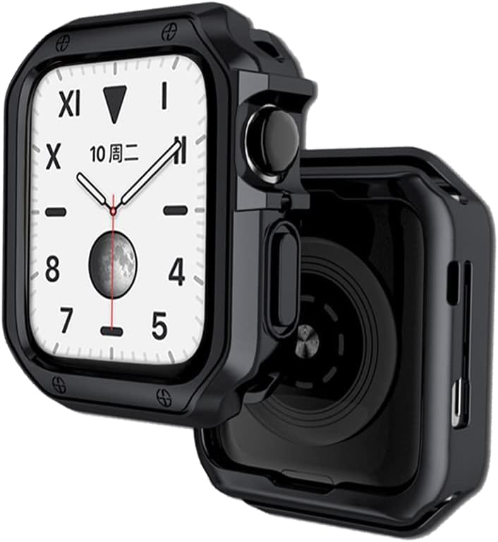SDUTIO TPU poklopac za Apple Watch Case 45mm / 41mm 44mm / 40mm 42mm / 38mm Pribor za branik zaslon Protektor zaslona IWATCH serija 8 6 5 4 3 SE 7 Slučaj