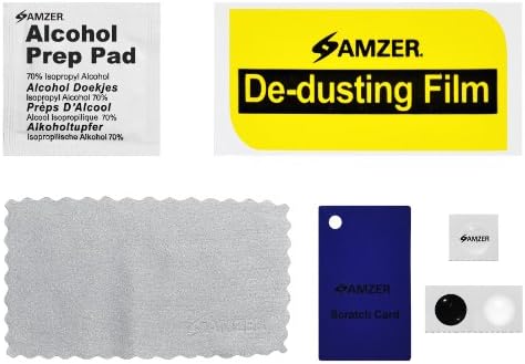 Amzer Kristal kaljeno staklo Zaštita ekrana za iPhone 5, iPhone 5S, iPhone 5C, iPhone SE-Maloprodajna ambalaža