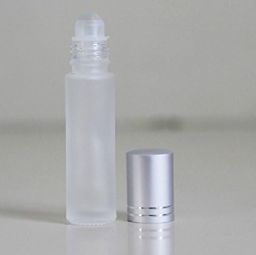 5pcs Zamjena putovanja Prazna roll-on stakla parfem boce boce valjak na bočici alat za šminku 1/3 oz 10 ml