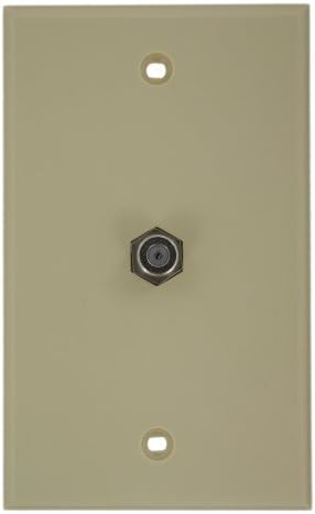 Leviton 40981-I Standard Video Wall Jack, F Priključak, Slonovača
