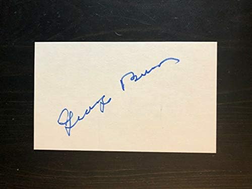 George Burns potpisali su karticu indeksa autografa, rez, IC - sunčane dječake, legendu