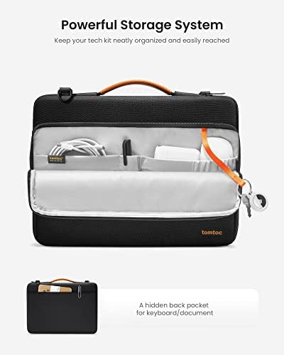 TomToc 360 Zaštitna torba za laptop za 16-inčni MacBook PRO M2 / M1 PRO / MAX A2780 A2485 A2141 2023-2019,