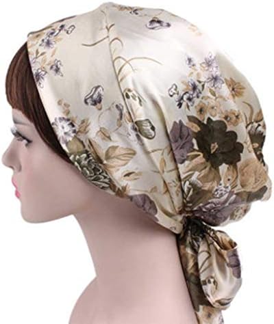 Jahh nova žena svilena tuš kabina noćna kapa za spavanje kose poklopca za glavu šešira saten turban headscarf