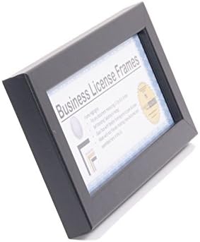 8.5x11 ili 11x8. 5 inčni profesionalni crni okvir certifikata o poslovnoj licenci, Samostojeći portret ili pejzaž sa zidnom vješalicom