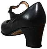 Menkes S.A Flamenco Cipele, početnik, djevojka, koža, sa noktima, veličine 1,0y crna