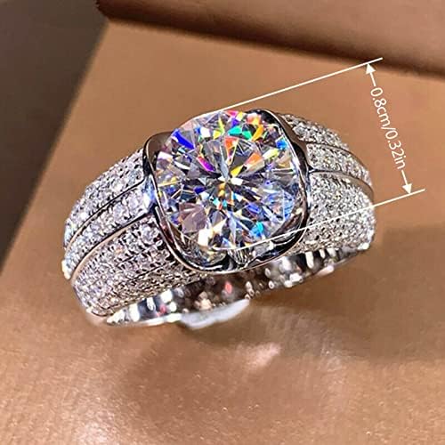 2023 Novi prstenovi osjetljivi dizajn moda 6 do 10 zvona luksuzni srebrni pokloni za žene lijepe prstenove